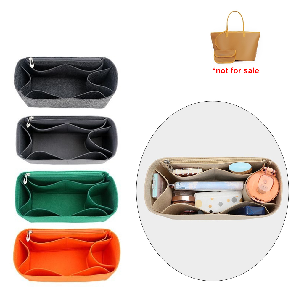 Women Bags Goyard - Felt Insert Bag Cosmetic Organizer Insert
