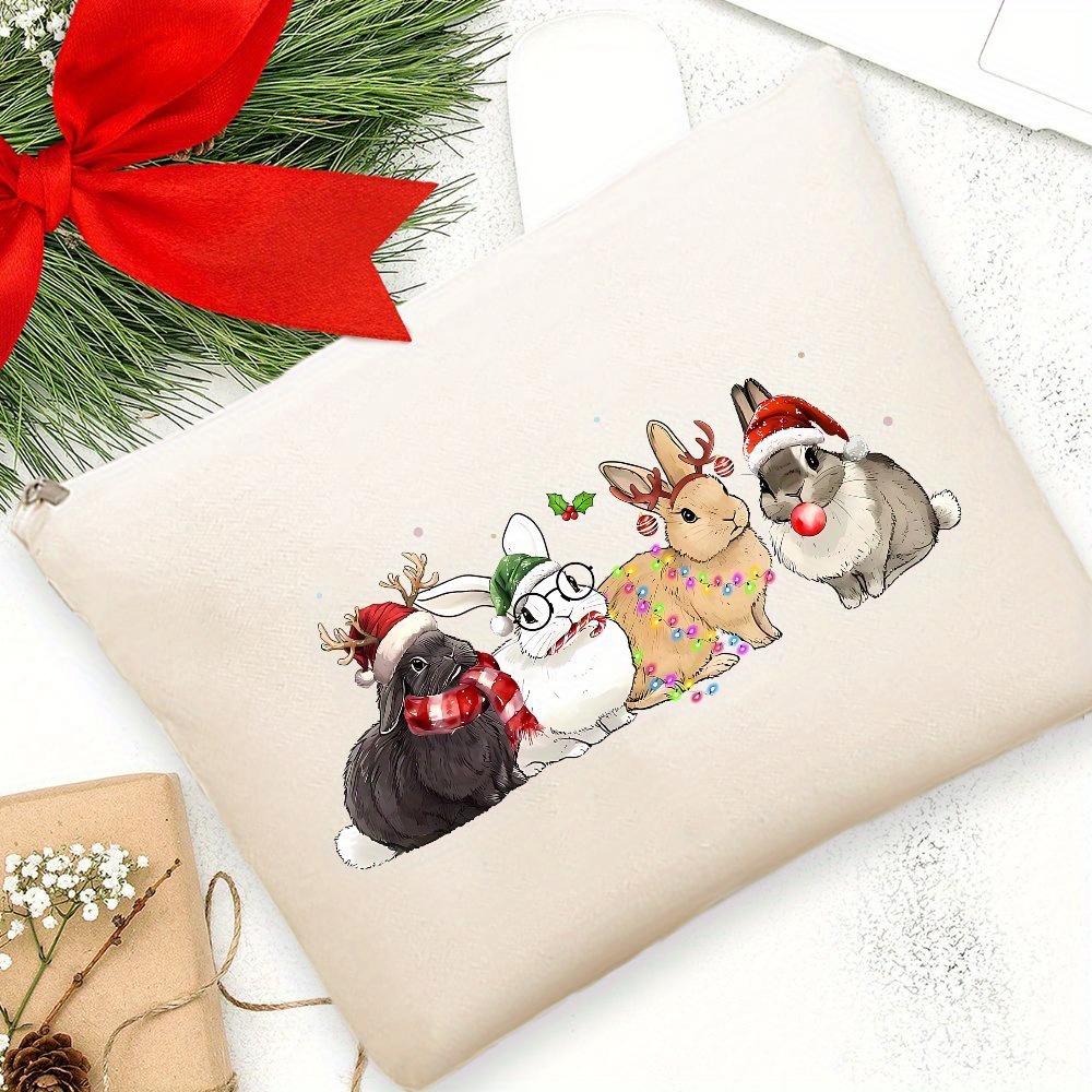 A Retro Christmas Rabbit Makeu - Women'S Retro Bags 评论和价格