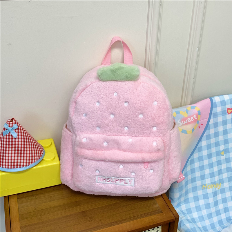 Plush Strawberry Classic Solid - Women Bags In Sale 评论和价格