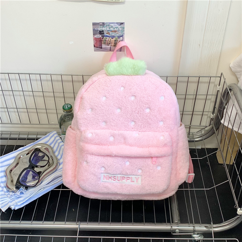 Plush Strawberry Classic Solid - Women Bags In Sale 评论和价格