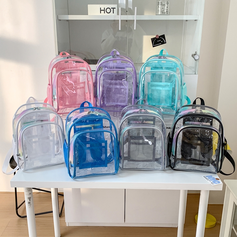 PVC Transparent Zipper Large C - Women Bags In Sale 评论和价格