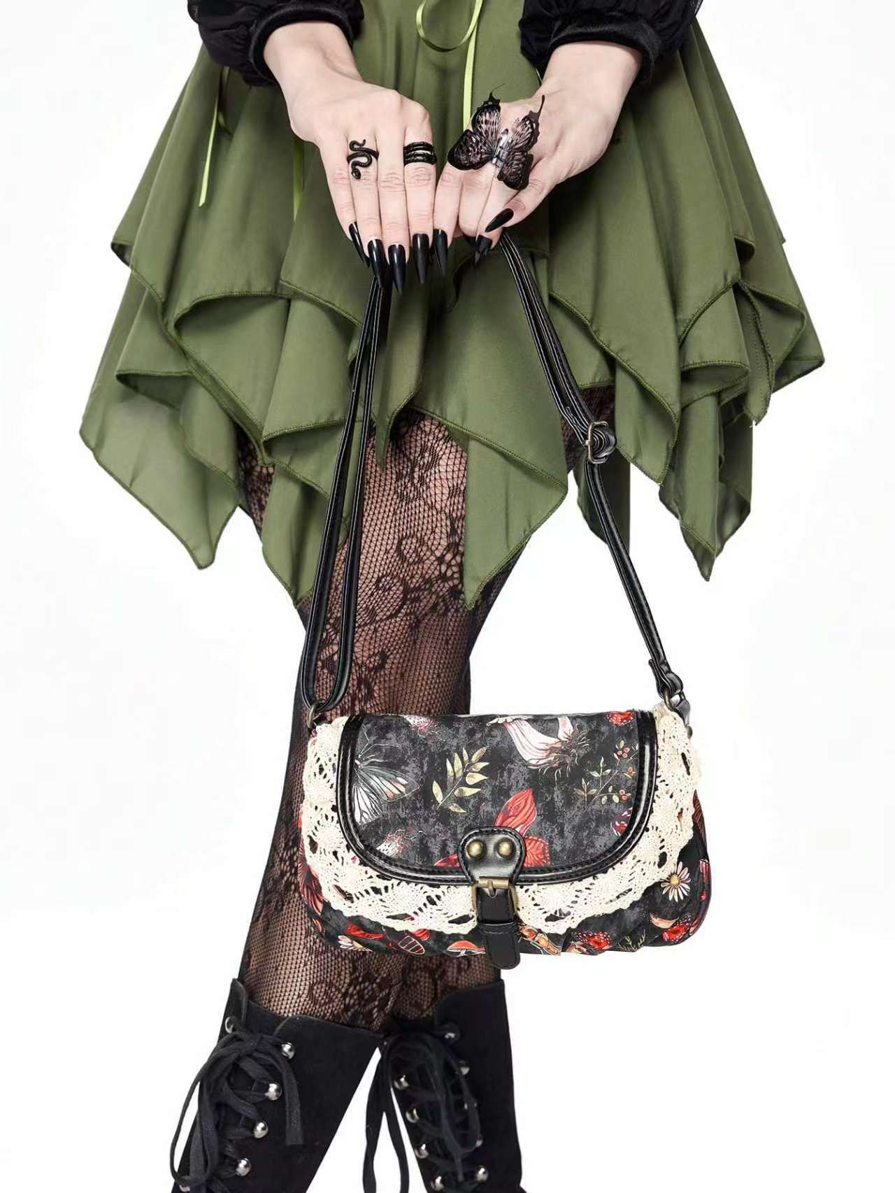 Retro Korean Japanese Style Fl - Women'S Kipling Bags 评论和价格