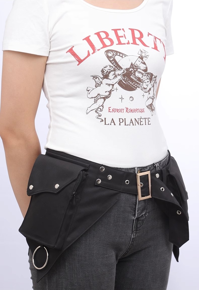 Women's Medieval Punk Waist Ba - Women'S Retro Bags 评论和价格