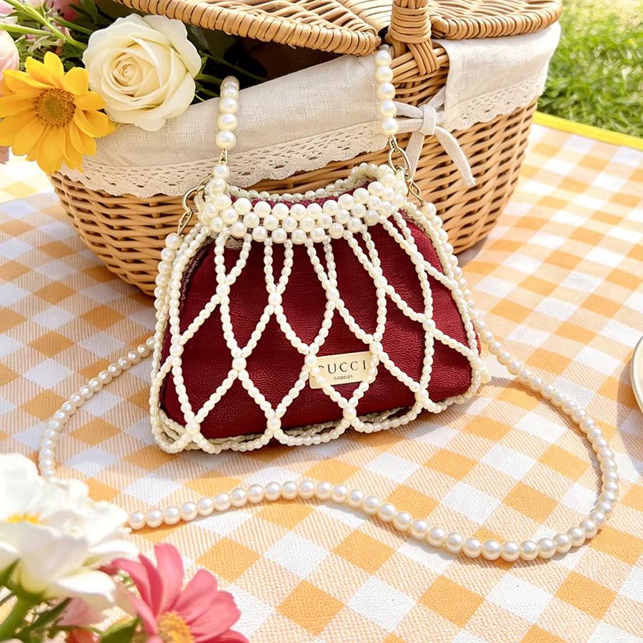 Gucci Gucci’s bag Red Mini Pea - Women Bags Gucci 评论和价格