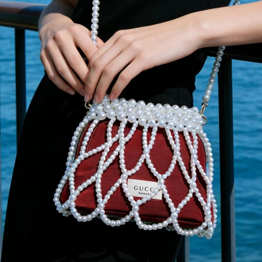 Gucci Gucci’s bag Red Mini Pea - Women Bags Gucci 评论和价格
