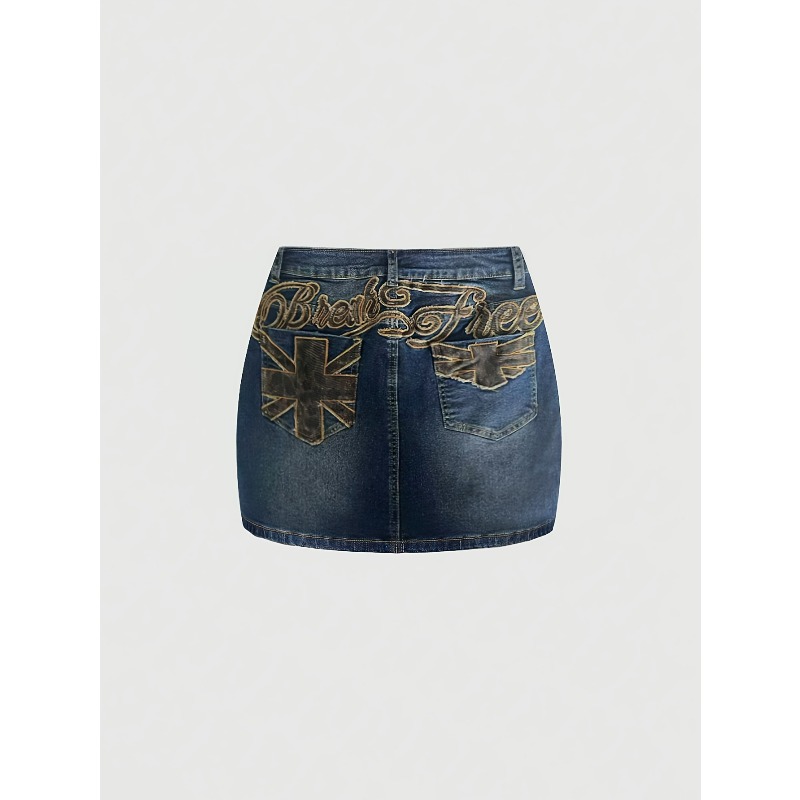 Summer Denim Retro Short Skirt - Women'S Retro Bags 评论和价格
