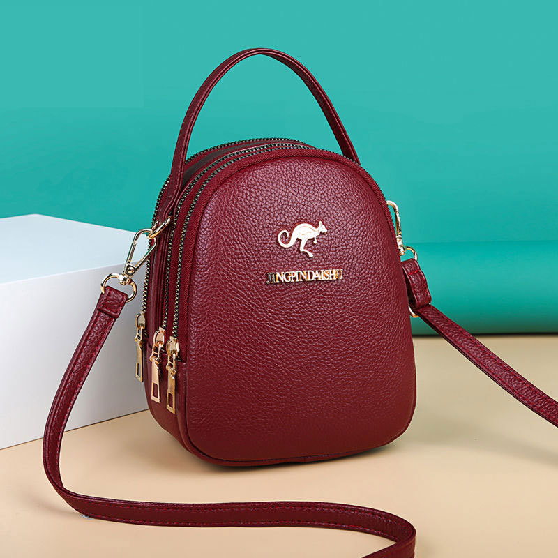 Chic Pu Leather Mini Tote Bag  - Women Bags Zip 评论和价格