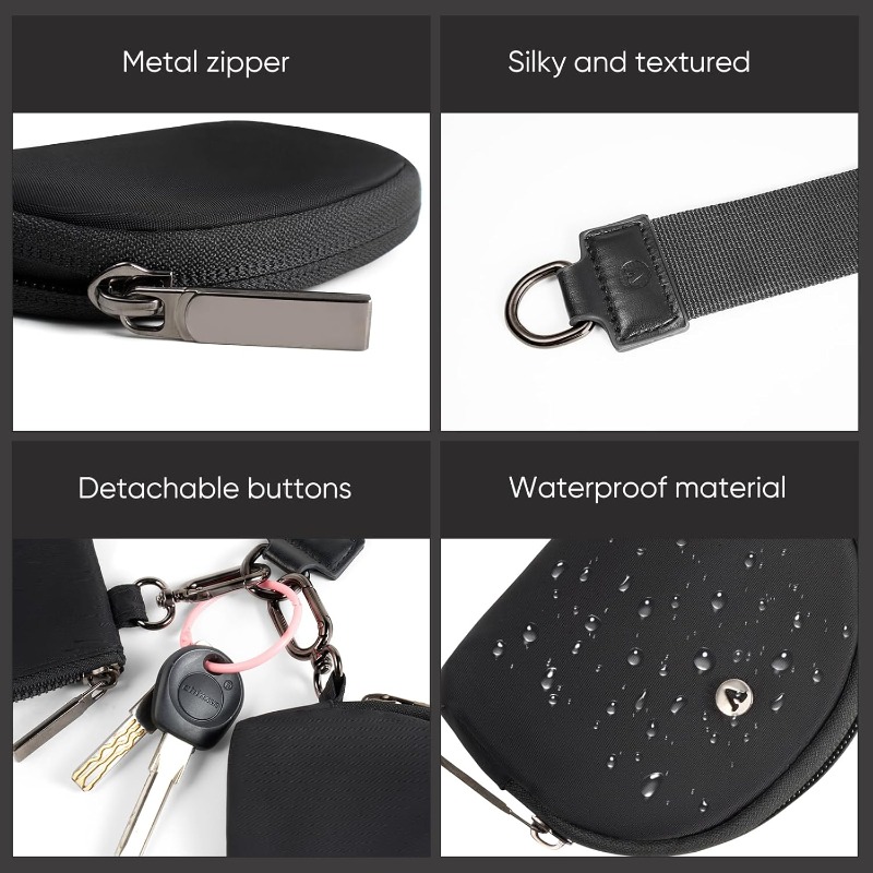 Key Chain Wallet Wristlet Wall - Women Bags Zip 评论和价格