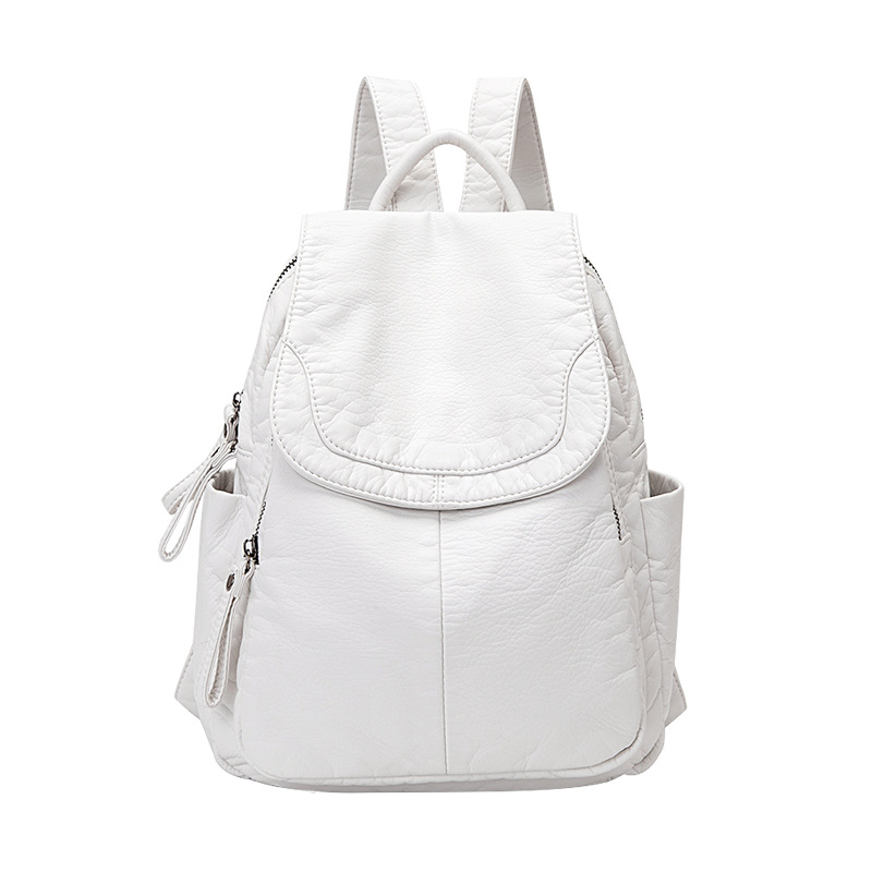 Women's Backpack White Washed  - Women Bags In Sale 评论和价格