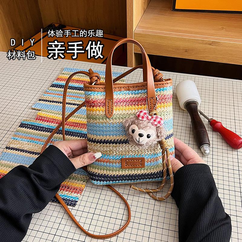 DIY Knitted Bag - Beginner Set - Women'S Retro Bags 评论和价格