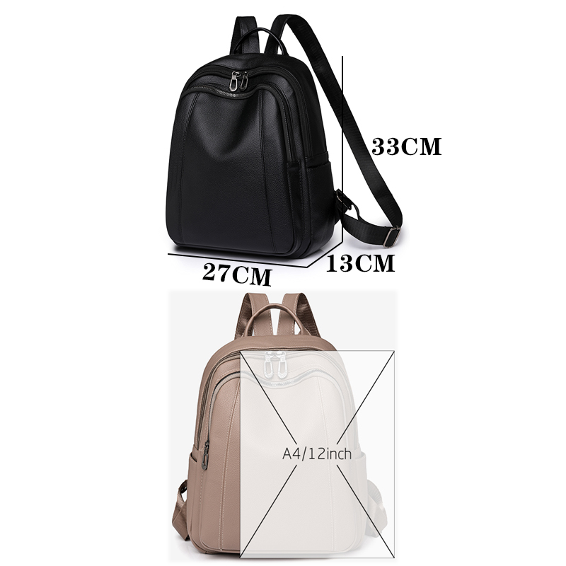High Quality Leather Backpack  - Women Bags In Sale 评论和价格