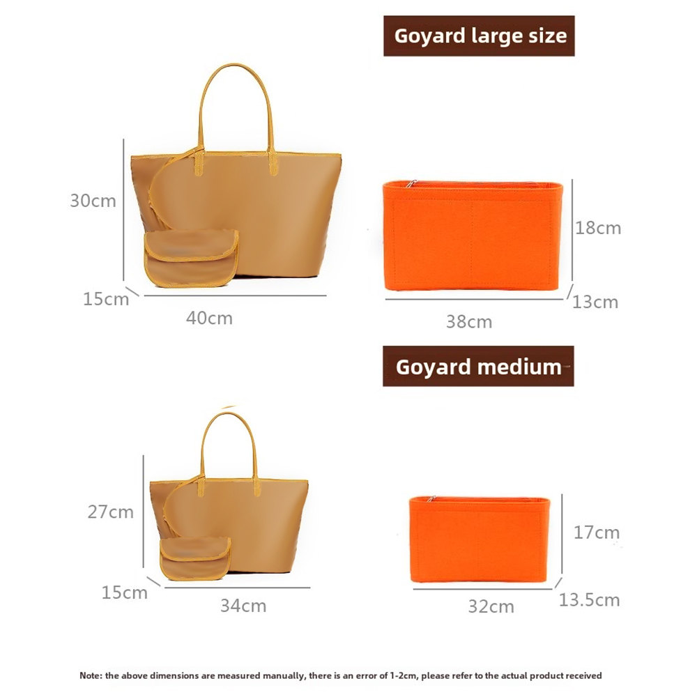 Felt Insert Bag Cosmetic Organ - Women Bags Goyard 评论和价格