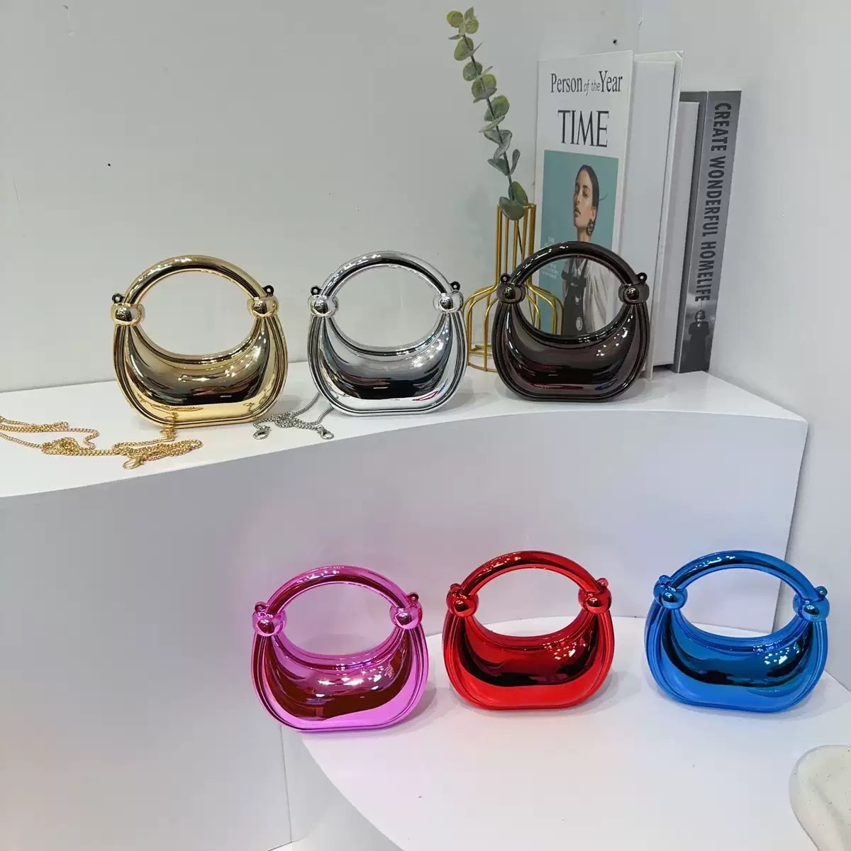 Mini Golden Evening Bag Purses - Women Bags Online 评论和价格