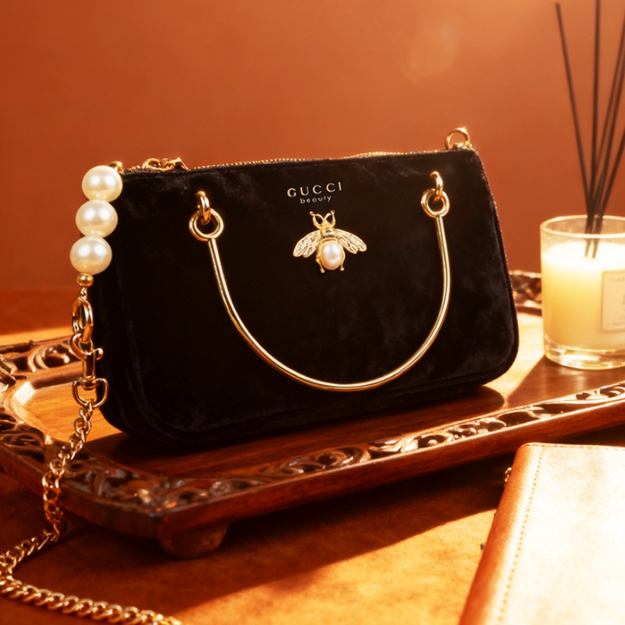 Gucci’s Bag Women Black Velvet - Women Bags Gucci 评论和价格