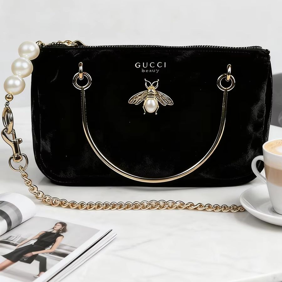 Gucci’s Bag Women Black Velvet - Women Bags Gucci 评论和价格