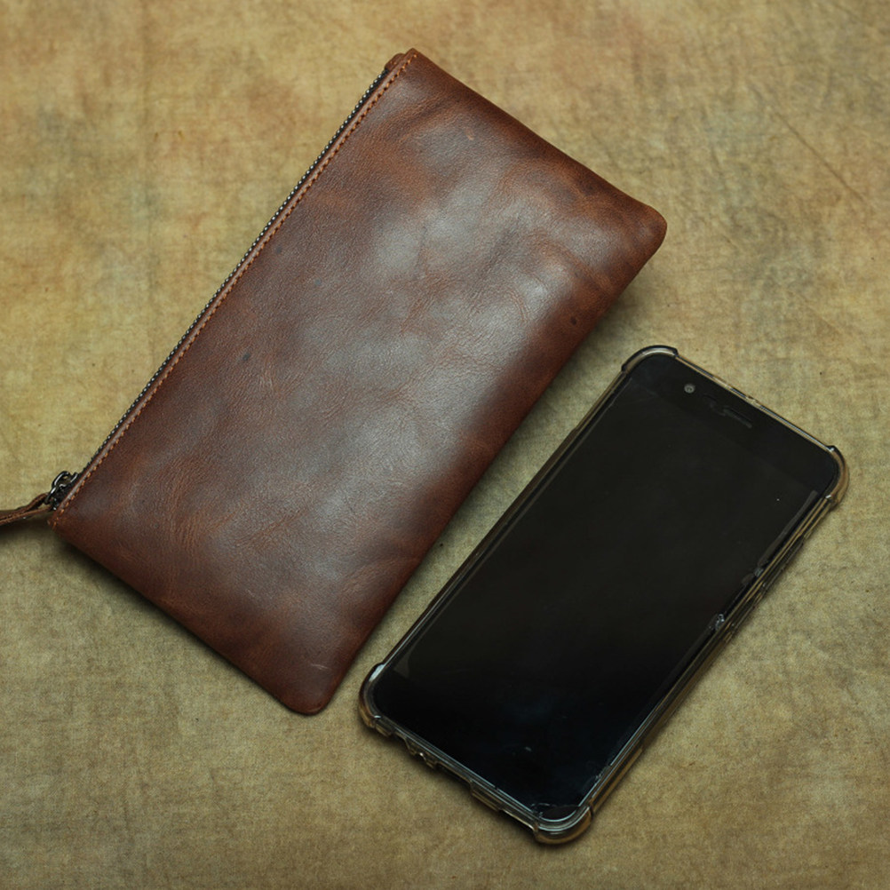Genuine Cowhide Long Purse Wal - Women'S Retro Bags 评论和价格
